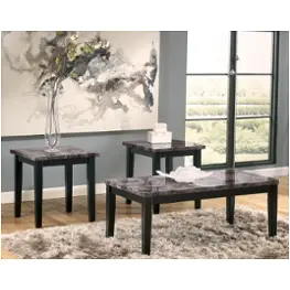 T204-13 Ashley Furniture Maysville - Black Living Room Furniture Occasional Table Set