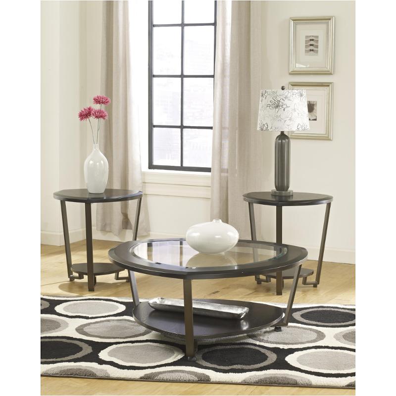 T379-13 Ashley Furniture Chaslynd Living Room Furniture Occasional Table Set