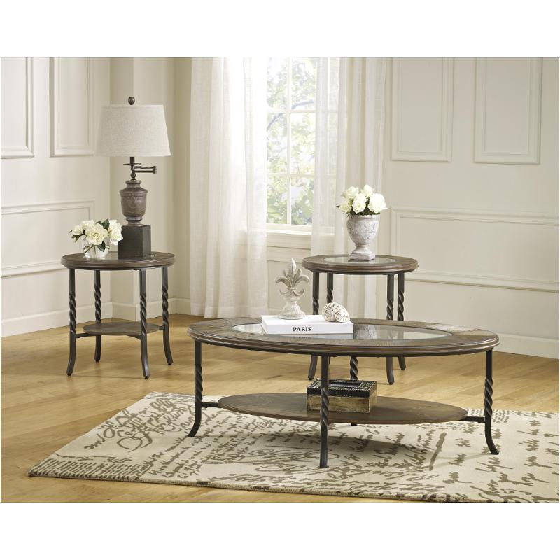 T474-13 Ashley Furniture Brudelli Occasional Table Set