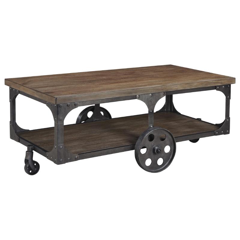 T500-721 Ashley Furniture Vennilux - Multi Living Room Furniture Cocktail Table