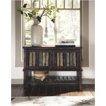 T580-40 Ashley Furniture Mestler - Rustic Brown Living Room Furniture Sofa Table