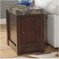 T687-7 Ashley Furniture Kraleene - Dark Brown Living Room Furniture End Table