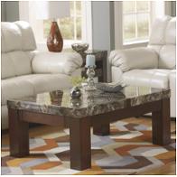 T687-9 Ashley Furniture Kraleene - Dark Brown Living Room Furniture Cocktail Table