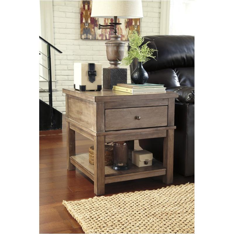 T718-3 Ashley Furniture Pinnadel Living Room Furniture End Table