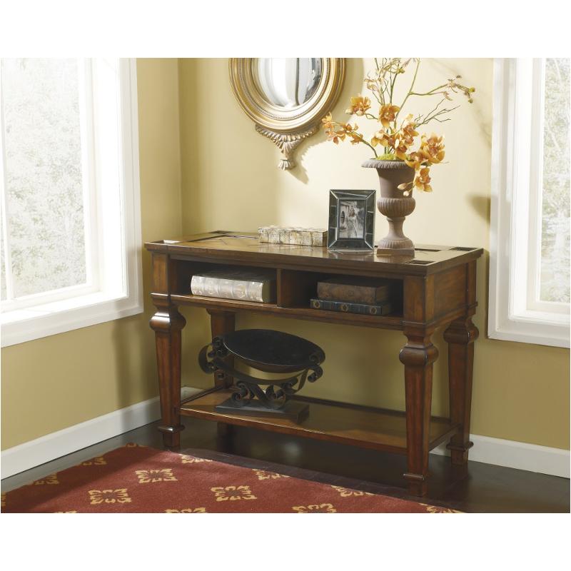 T774 4 Ashley Furniture Leedshore Living Room Sofa Console Table