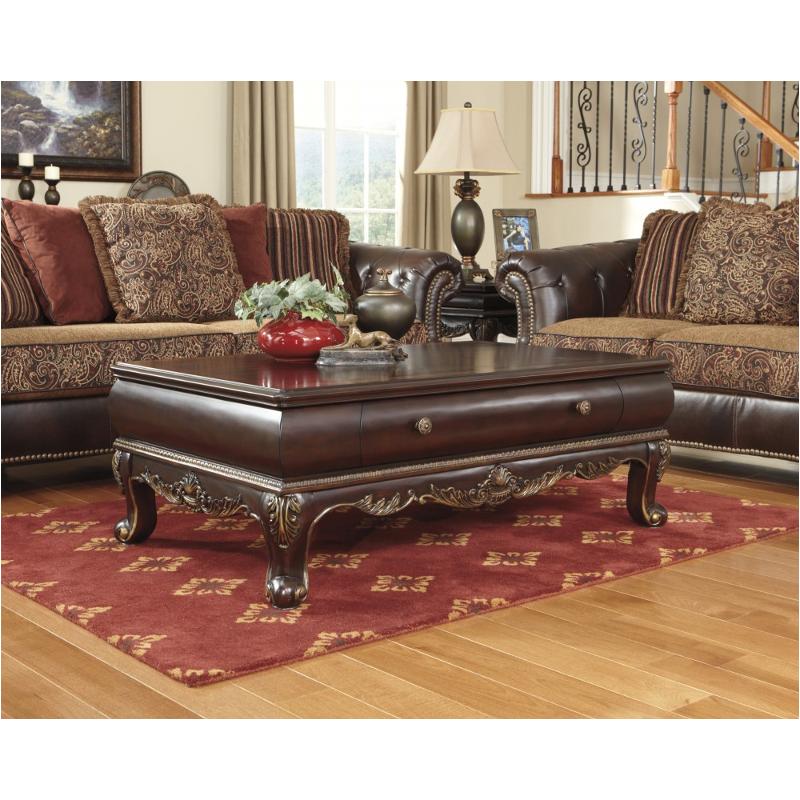 T778-1 Ashley Furniture Wendlowe Living Room Furniture Cocktail Table