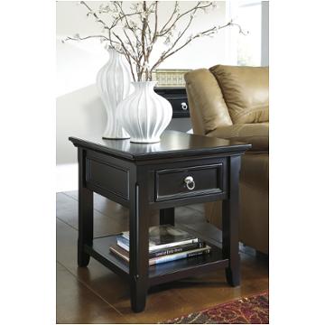 T811-3 Ashley Furniture Greensburg - Black Living Room Furniture End Table