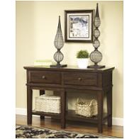 T845-4 Ashley Furniture Gately - Medium Brown Living Room Furniture Sofa Table