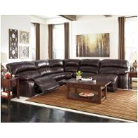 U9820019 Ashley Furniture Damacio - Dark Brown Living Room Furniture Sectional