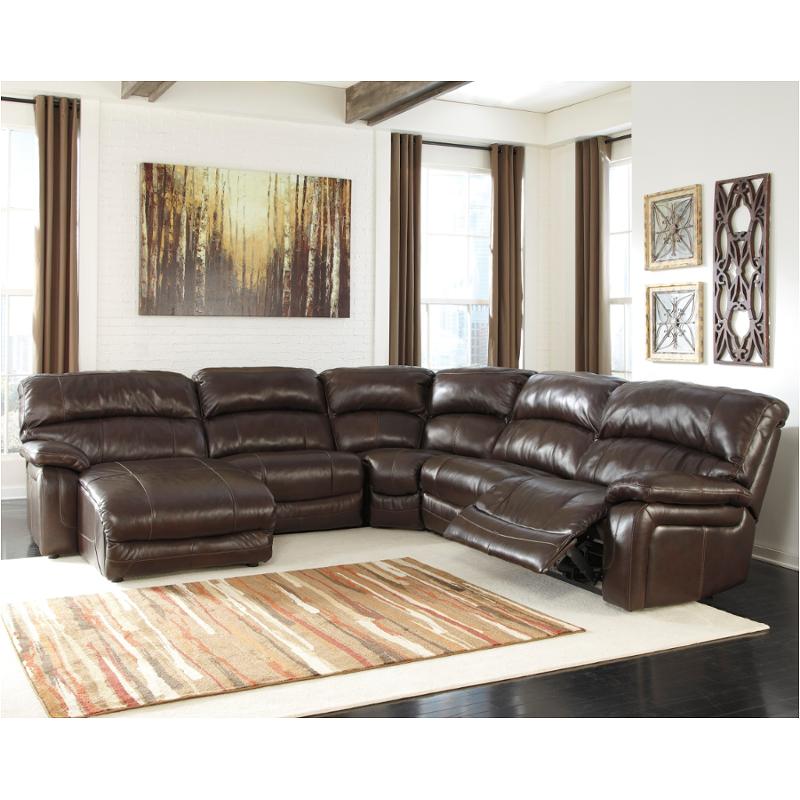 U9820062 Ashley Furniture Damacio - Dark Brown Living Room Furniture Sectional