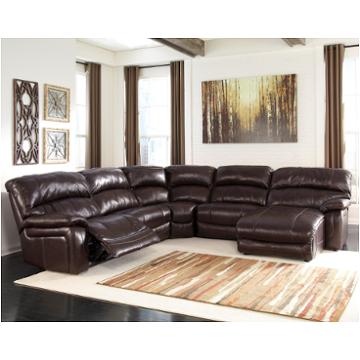 U9820097 Ashley Furniture Damacio - Dark Brown Living Room Furniture Sectional