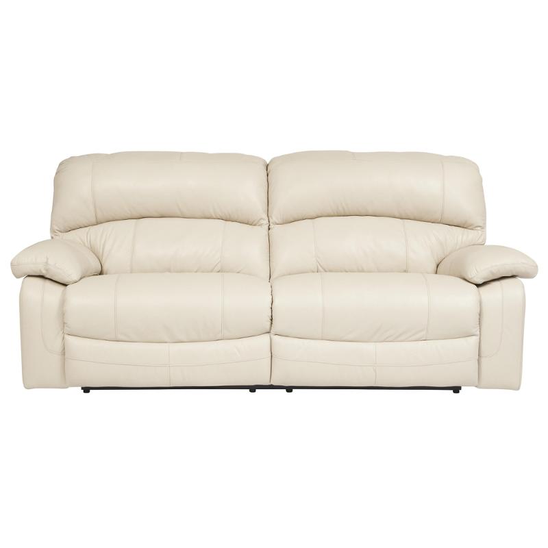 2 Seat Reclining Power Sofa, 2 Seater Cream Leather Recliner Sofa