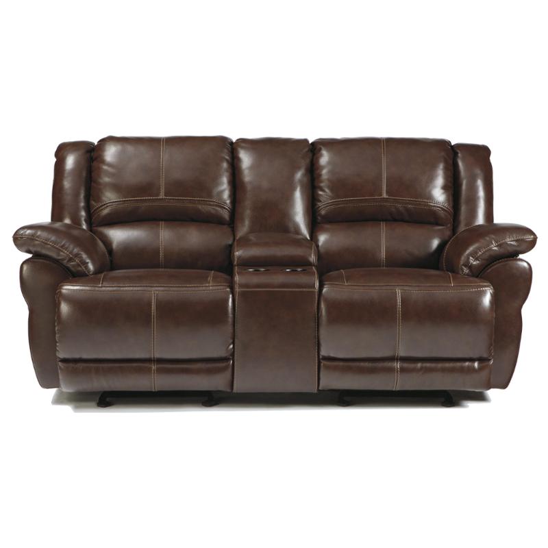U9890143 Ashley Furniture Glider Recline Loveseat W/console