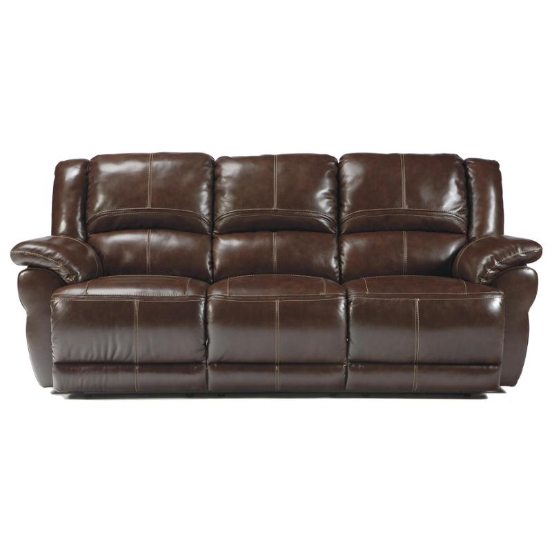 U9890187 Ashley Furniture Lenoris Coffee Reclining Power Sofa