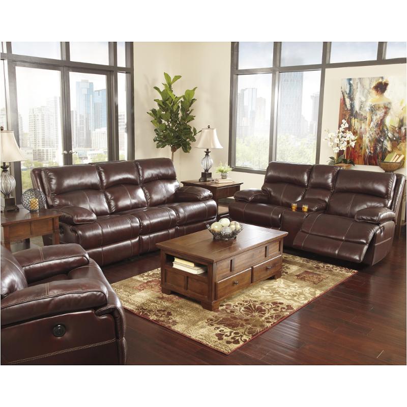 U9900087 Ashley Furniture Lensar - Burgundy Living Room Furniture Sofa