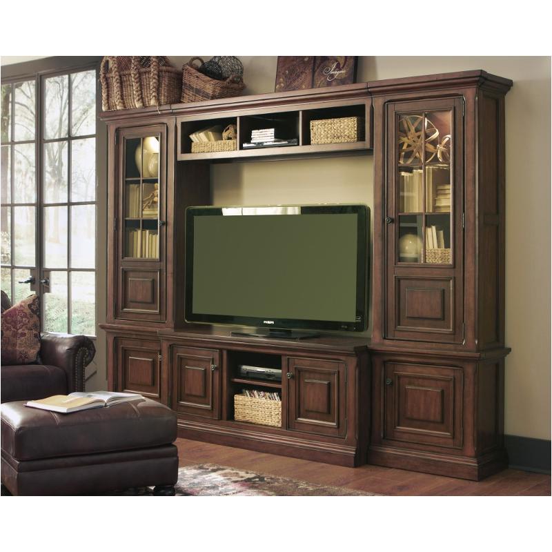 W704-23 Ashley Furniture Gaylon - Burnished Brown Home Entertainment Furniture Entertainment Center