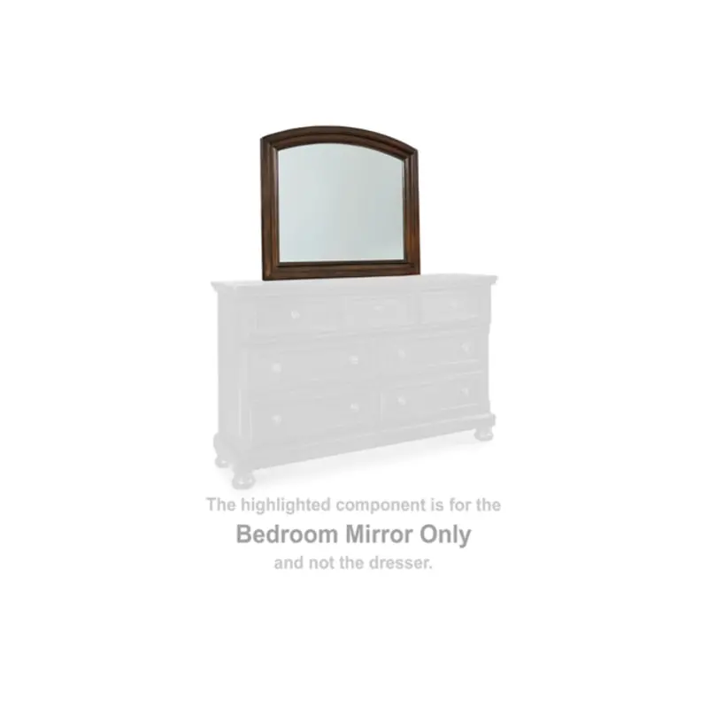 B697-36 Ashley Furniture Porter - Rustic Brown Mirror For Dresser