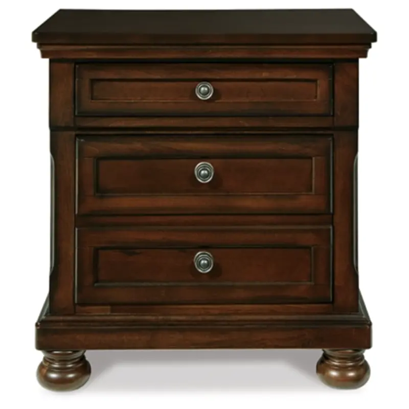 B697-92 Ashley Furniture Porter - Rustic Brown Bedroom Furniture Nightstand