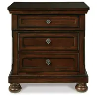 B697-92 Ashley Furniture Porter - Rustic Brown Bedroom Furniture Nightstand