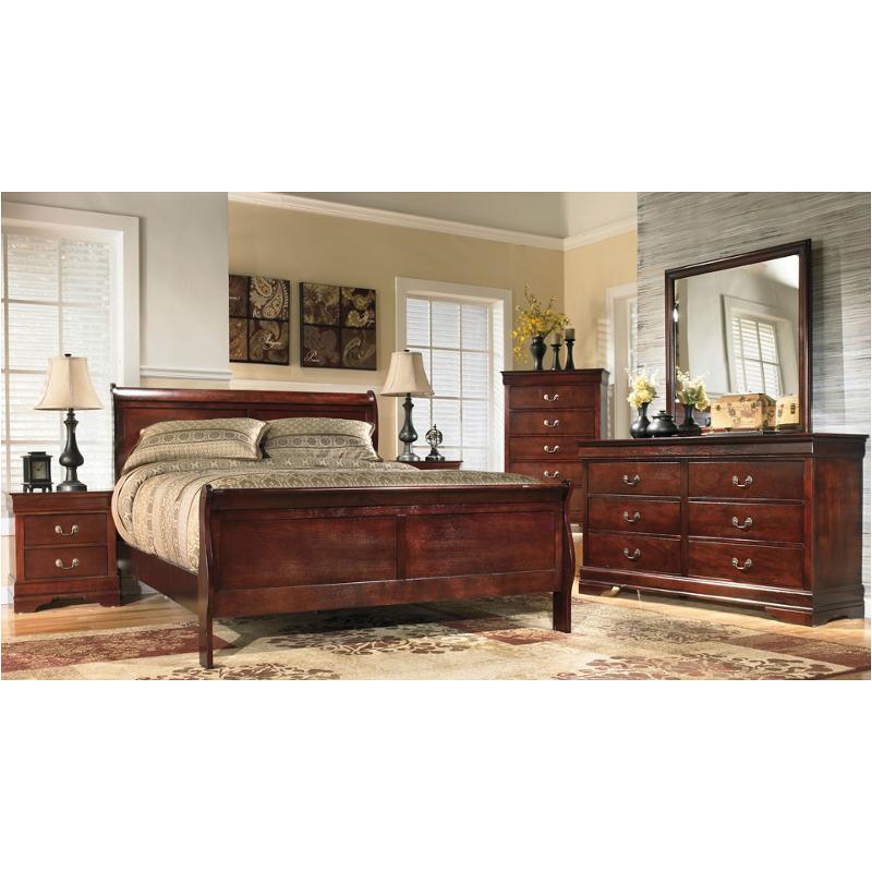 B376-82-ck Ashley Furniture Alisdair - Dark Brown Bedroom Furniture Bed