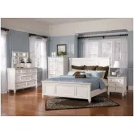 Ashley ビンテージ チェスト 輸入家具 B672-93 B672-57 Ashley Furniture Prentice - White Queen Panel Bed