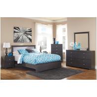 B272-57 Ashley Furniture Shylyn - Charcoal Bedroom Furniture Bed