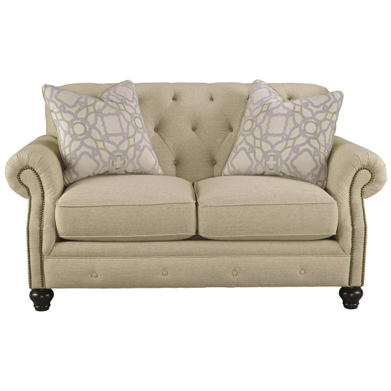 4400035 Ashley Furniture Kieran - Natural Living Room Furniture Loveseat