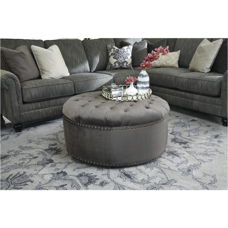 2970108 Ashley Furniture Kittredge - Graphite Living Room Furniture Ottoman
