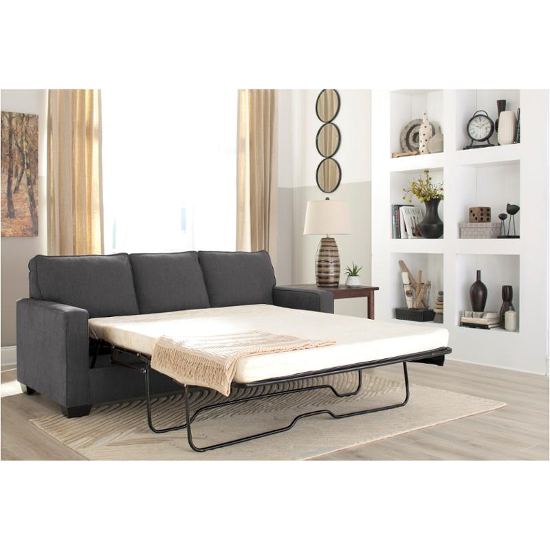 3590139 Ashley Furniture Zeb Charcoal Queen Sofa Sleeper