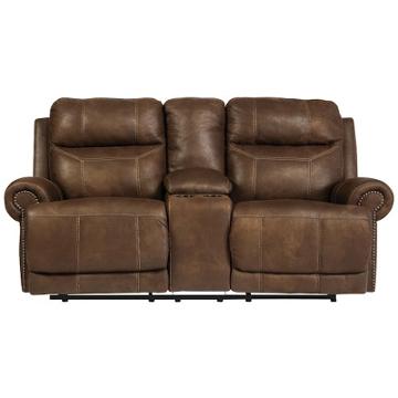 3840094 Ashley Furniture Austere - Brown Living Room Furniture Loveseat