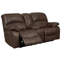 4290143 Ashley Furniture Glider Recline Loveseat With Console