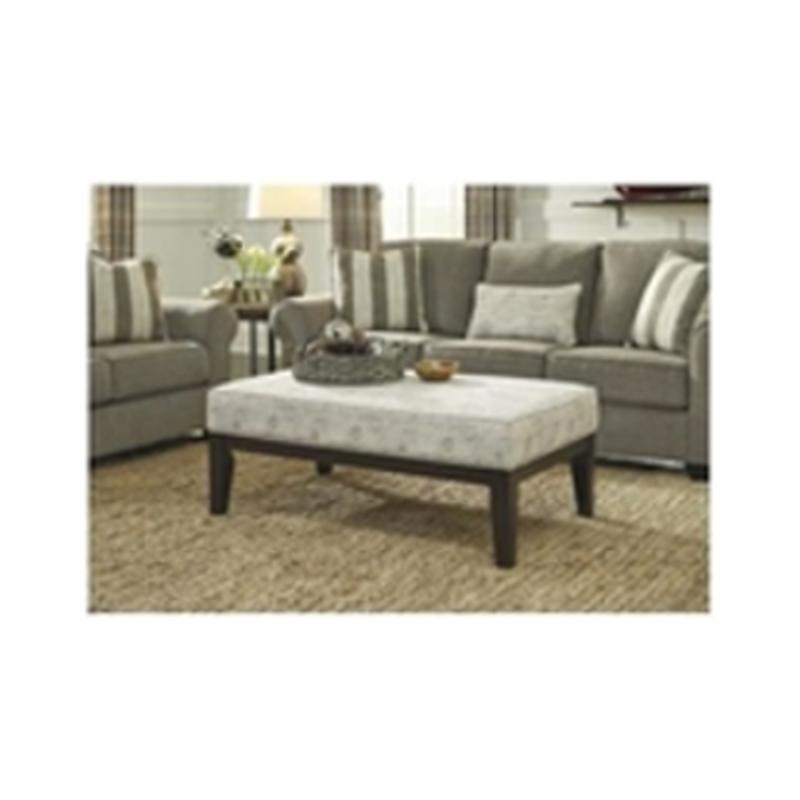 4760008 Ashley Furniture Baveria - Fog Living Room Furniture Ottoman