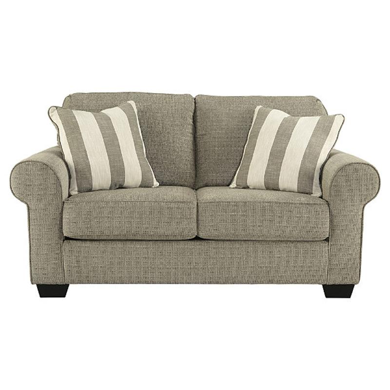 4760035 Ashley Furniture Baveria - Fog Living Room Furniture Loveseat