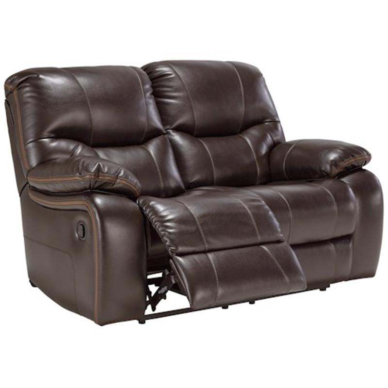 4790074 Ashley Furniture Reclining, Reclining Leather Loveseat