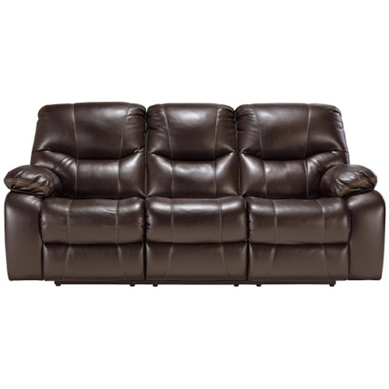 4790087 Ashley Furniture Pranas - Brindle Reclining Power Sofa