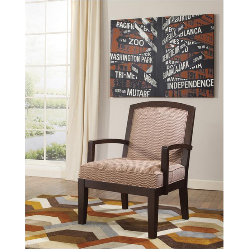6220060 Ashley Furniture Verbena - Chocolate Accent Chair