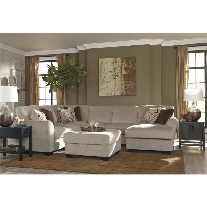 6570117 Ashley Furniture Hazes - Fleece Living Room Furniture Sectional