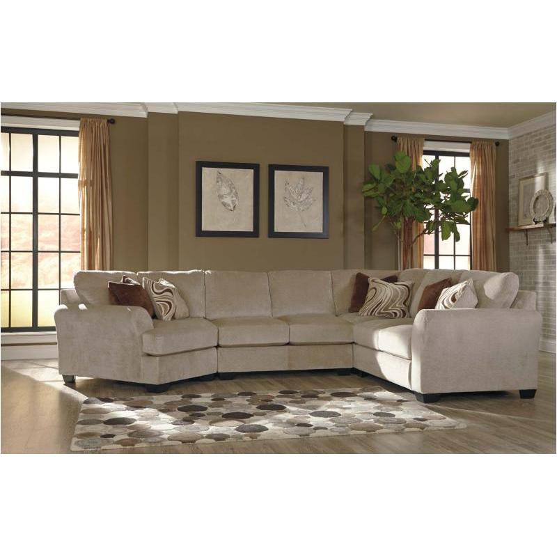 6570176 Ashley Furniture Hazes - Fleece Living Room Furniture Sectional