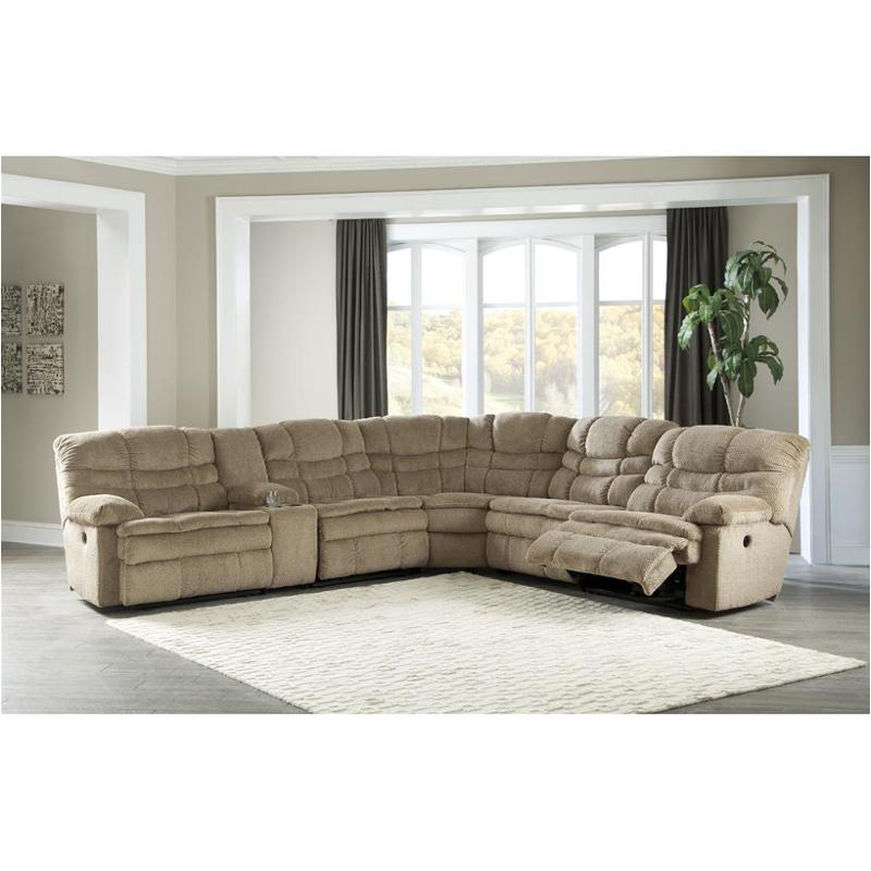 6630357 Ashley Furniture Zavion Caramel Console With Storage