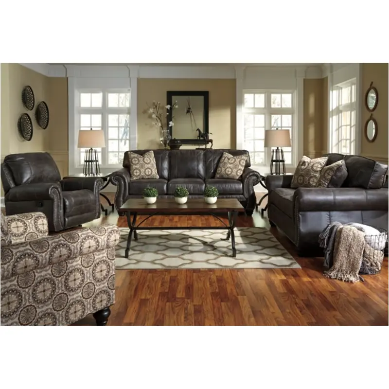 8000435 Ashley Furniture Breville - Charcoal Loveseat