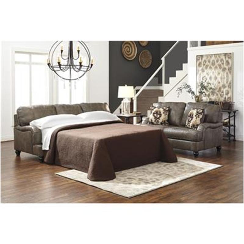 8040239 Ashley Furniture Kannerdy Quarry Queen Sofa Sleeper