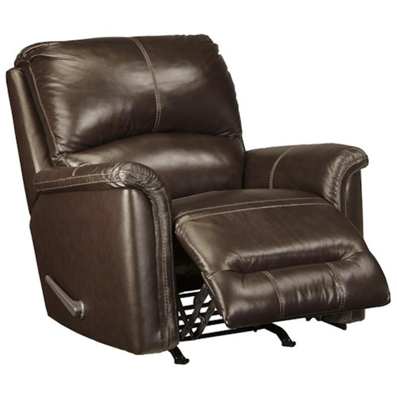 8660025 Ashley Furniture Lacotter - Chocolate Living Room Furniture Recliner