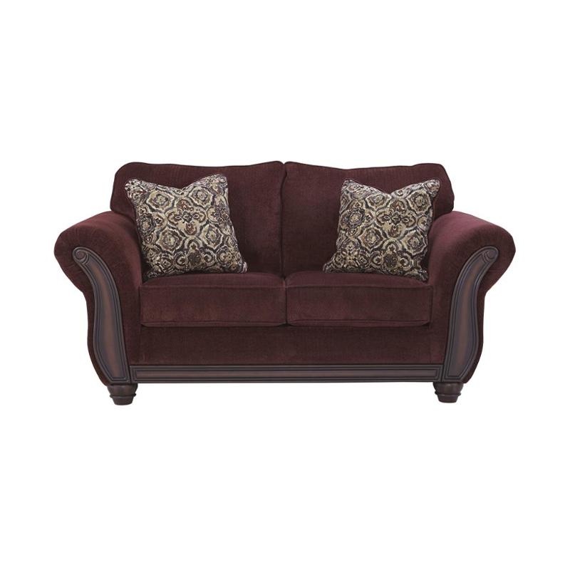 8810235 Ashley Furniture Chesterbrook - Burgundy Loveseat