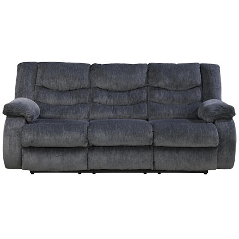 9200188 Ashley Furniture Garek Blue Reclining Sofa