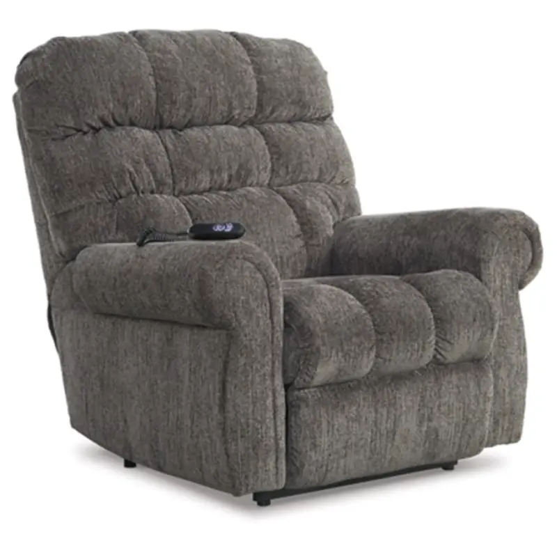 9760112 Ashley Furniture Ernestine - Slate Living Room Furniture Recliner