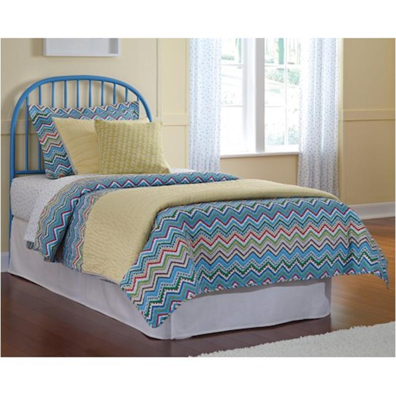 B045 153 Ashley Furniture Bronilly Blue Twin Metal Headboard 