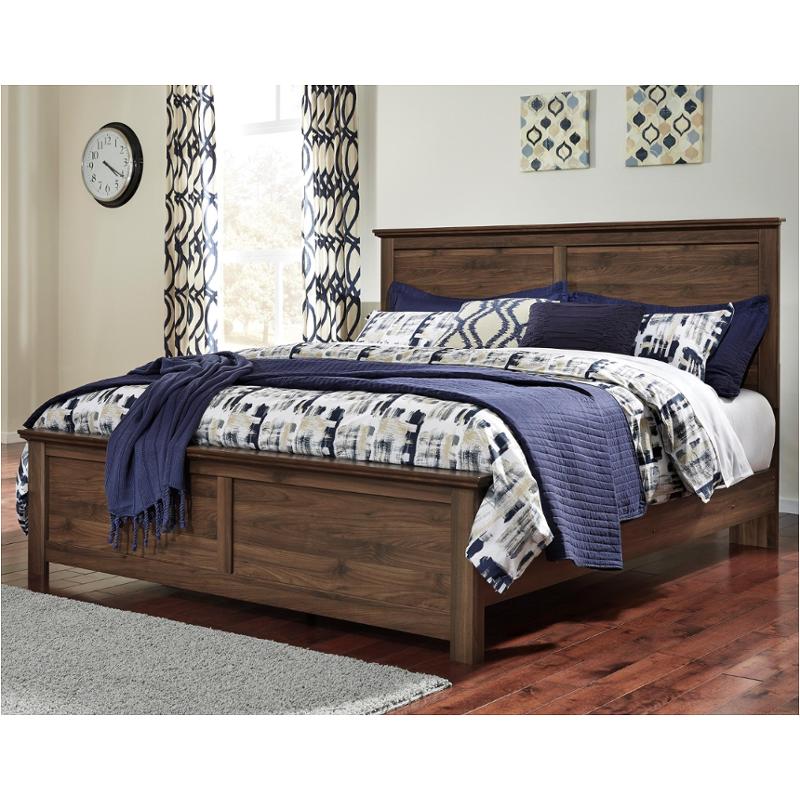 B135-58 Ashley Furniture Burminson - Brown King Panel Bed