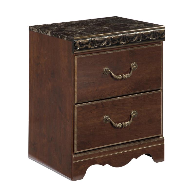 B164-92 Ashley Furniture Naralyn - Reddish Brown Bedroom Furniture Nightstand