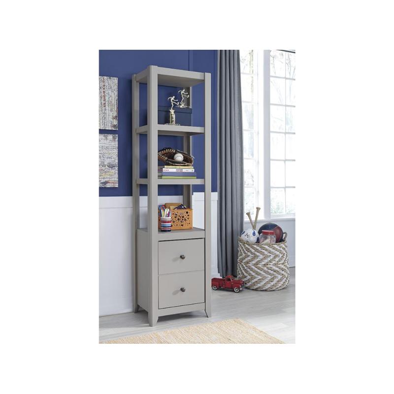 B171-120 Ashley Furniture Javarin - Grayish Brown Bedroom Furniture Bookcase