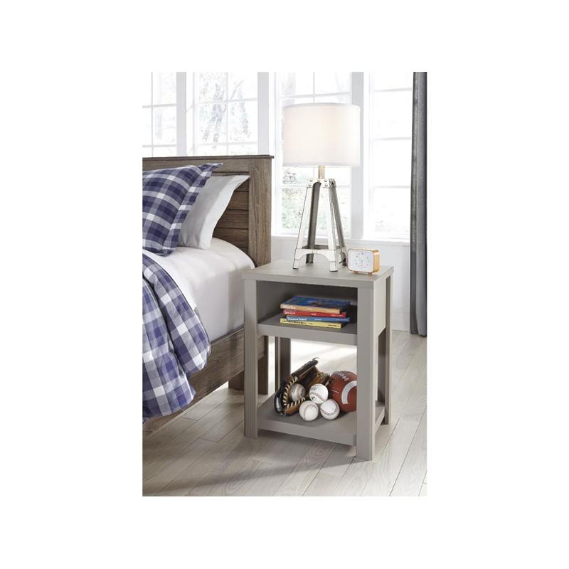 B171-190 Ashley Furniture Javarin - Grayish Brown Bedroom Furniture Accent Table